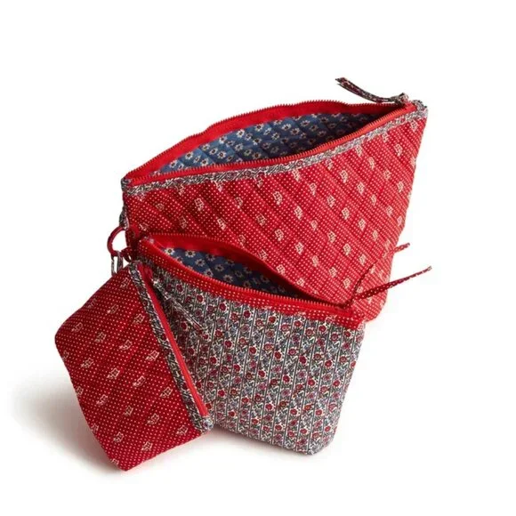 Vera Bradley 3 Pouch Organizer Set in Premium Cotton - Picture 2 of 7